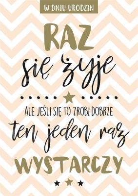 Okładka książki Karnet Urodziny PR-070