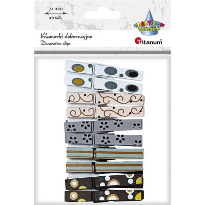 Opakowanie Klamerki drewniane mix 10szt