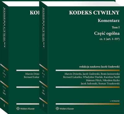 Okładka książki Kodeks cywilny Komentarz T.1 Cz.ogólna Cz.1 i 2