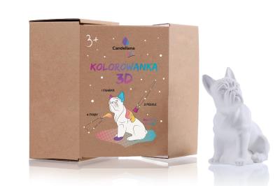 Opakowanie Kolorowanka 3D Buldog Classic