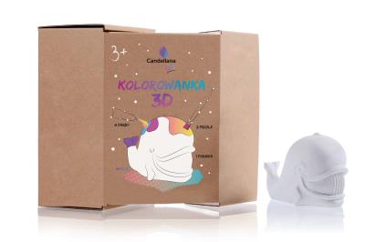 Opakowanie Kolorowanka 3D Wieloryb