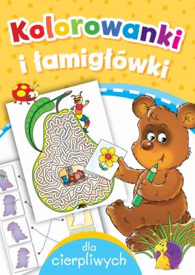 Okładka książki Kolorowanki i łamigłówki dla cierpliwych