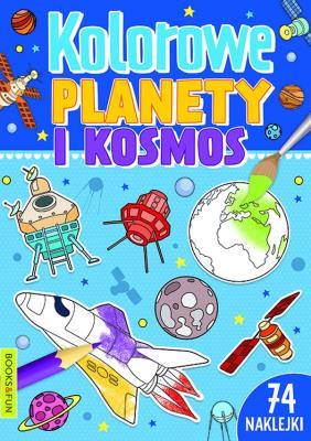 Okładka książki Kolorowe planety i kosmos