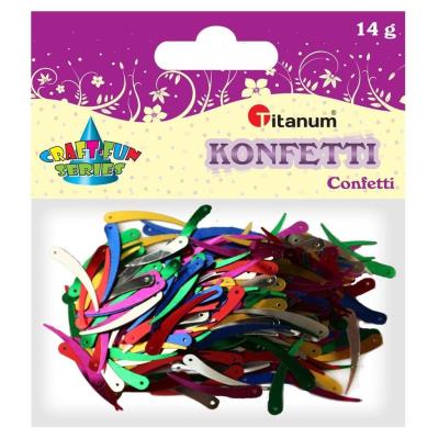 Okładka książki Konfetti kość słoniowa mix 14g
