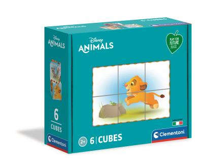 Opakowanie Kostki 6 el play for future Disney zwierzęta 44011