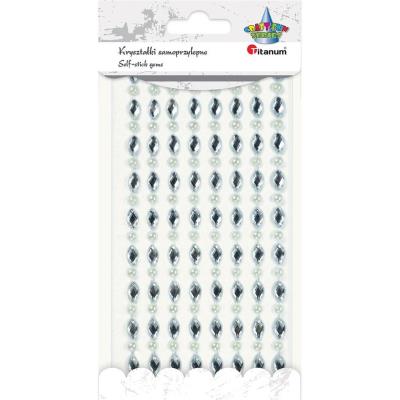 Opakowanie Kryształki samoprzylepne paski mix 8szt