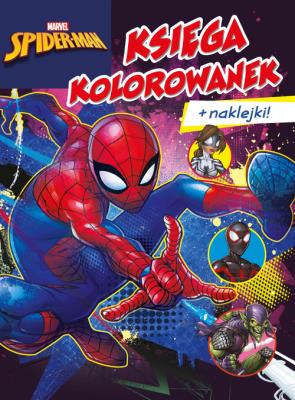 Okładka książki Księga kolorowanek. Marvel Spider-Man