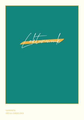 Lekturownik. Autor: Dryja-Zabielska Samanta. SmakLiter.pl Okładka książki Lekturownik