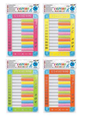 Opakowanie Liczydło plastikowe 10-rzędowe Fun&Joy mix