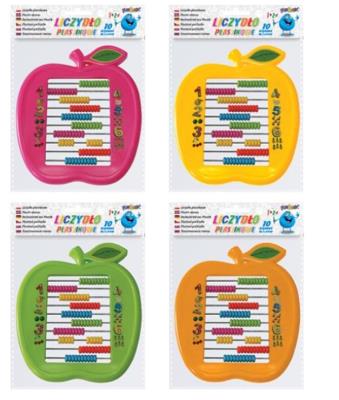 Opakowanie Liczydło plastikowe 10-rzędowe jabłko Fun&Joy mix