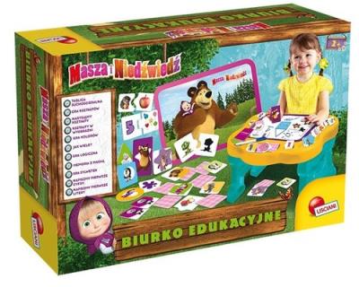 MASZA I NIEDŹWIEDŹ  BIURKO EDUKACYJ. Autor: DANTE. SmakLiter.pl Okładka książki MASZA I NIEDŹWIEDŹ  BIURKO EDUKACYJ