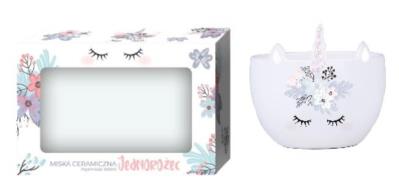 Miska ceramiczna jednorożec. Wydawca: Jawi. SmakLiter.pl Opakowanie Miska ceramiczna jednorożec