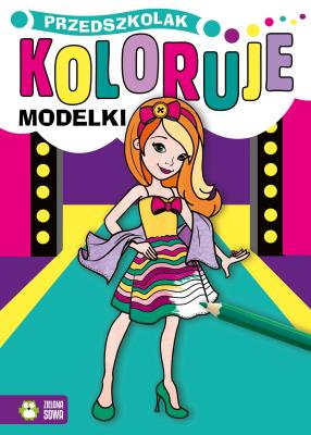 Okładka książki Modelki. Przedszkolak koloruje