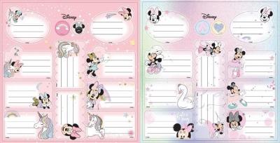 Opakowanie Naklejki na zeszyty Minnie Mouse