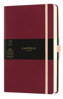 Opakowanie Notatnik 13x21cm linia Castelli Aquarela Cherry