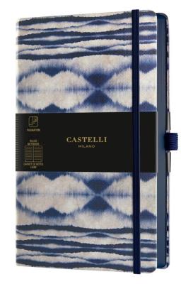 Opakowanie Notatnik 13x21cm linia Castelli Shibori Mist