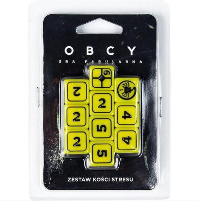 Obcy - Zestaw kości stresu GALAKTA. Wydawca: GALAKTA. SmakLiter.pl Opakowanie Obcy - Zestaw kości stresu GALAKTA