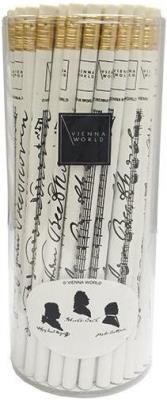 Opakowanie Ołówek biały - kompozytorzy MIX