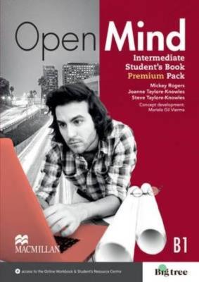 Open Mind Intermediate B1 SB Premium Pack + online. Autor: Mickey Rogers, Joanne Taylore-Knowles. SmakLiter.pl Okładka książki Open Mind Intermediate B1 SB Premium Pack + online