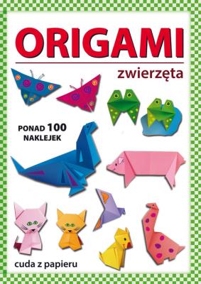 Origami zwierzęta. Autor: Guzowska Beata. SmakLiter.pl Okładka książki Origami zwierzęta