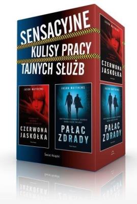 Pakiet: Czerwona jaskółka / Pałac zdrady. Autor: Ananda Gupta i Jason Matthews. SmakLiter.pl Okładka książki Pakiet: Czerwona jaskółka / Pałac zdrady