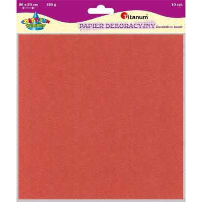 Opakowanie Papier dekoracyjny tłoczony kwiaty mix 10szt