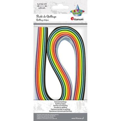 Opakowanie Paski do quillingu 7mm mix 176szt