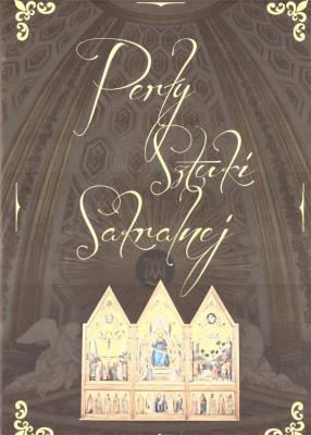 Perły Sztuki Sakralnej. Autor: Sylwia Szczypińska. SmakLiter.pl Okładka książki Perły Sztuki Sakralnej