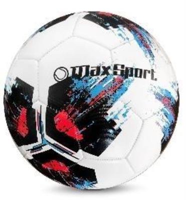 Opakowanie Piłka nożna Max Sport biało-czarna