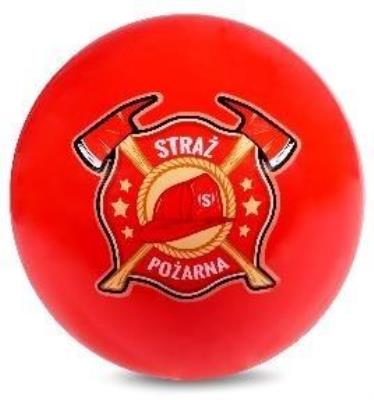Opakowanie Piłka PVC 230 MM - Straż pożarna