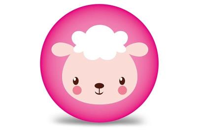 Opakowanie Piłka PVC 230MM - Owieczka