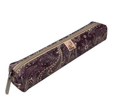 Opakowanie Piórnik mini prostokąt Paisley brąz/krem PPM-55