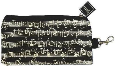 Opakowanie Piórnik - nuty czarny de lux + ołówek i gumka