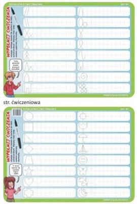 Podkładka edu. 06 - Szlaczki. Wydawca: Visual System. SmakLiter.pl Opakowanie Podkładka edu. 06 - Szlaczki