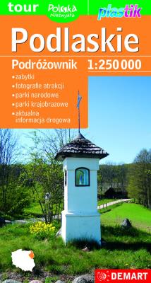 Okładka książki Podlaskie. Podróżownik 1:250000. Plastik