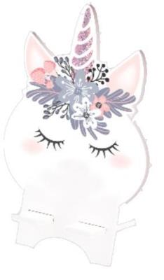 Opakowanie Podstawka na telefon jednorożec