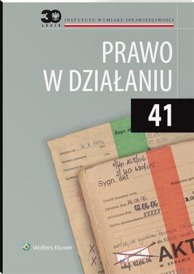 Okładka książki Prawo w działaniu T.41