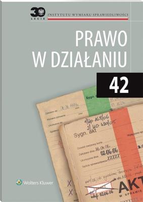 Okładka książki Prawo w działaniu T.42