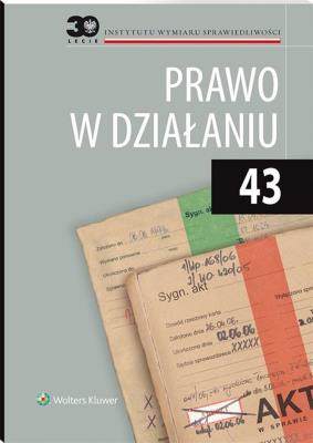 Okładka książki Prawo w działaniu T.43