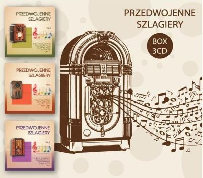 Przedwojenne Szlagiery BOX 3CD. Autor: praca zbiorowa. SmakLiter.pl Okładka książki Przedwojenne Szlagiery BOX 3CD