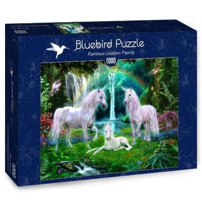 Opakowanie Puzzle 1000 Rodzina jednorożców