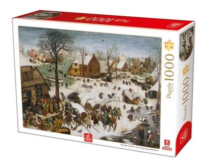 Opakowanie Puzzle 1000 Spis ludności w Betlejem, Brueghel