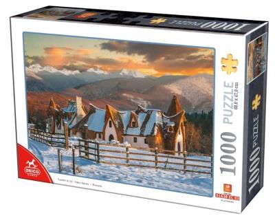 Opakowanie Puzzle 1000 Zamek Clay, Rumunia
