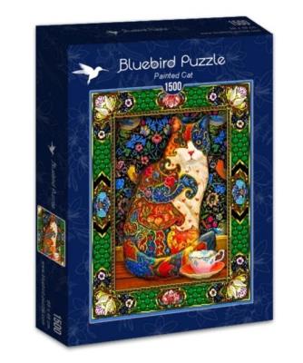 Opakowanie Puzzle 1500 Kolorowy kot