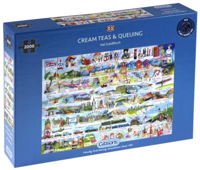 Opakowanie Puzzle 2000 Brytyjskie znaki szczególne G3