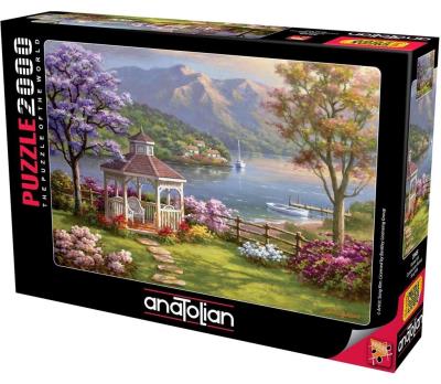 Puzzle 2000 Kryształowe jezioro. Wydawca: Anatolian. SmakLiter.pl Opakowanie Puzzle 2000 Kryształowe jezioro