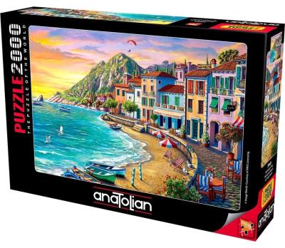 Puzzle 2000 Wspaniała plaża. Wydawca: Anatolian. SmakLiter.pl Opakowanie Puzzle 2000 Wspaniała plaża