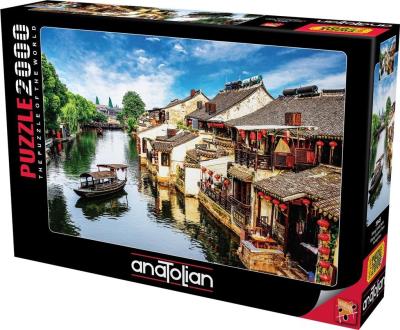 Puzzle 2000 Xitang, Antyczne miasto. Wydawca: Anatolian. SmakLiter.pl Opakowanie Puzzle 2000 Xitang, Antyczne miasto