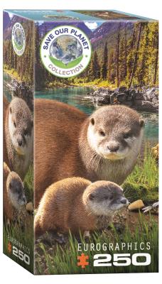Opakowanie Puzzle 250 Wydry 8251-5558