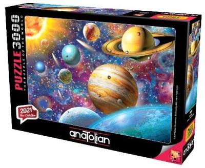 Puzzle 3000 Kosmos. Wydawca: Anatolian. SmakLiter.pl Opakowanie Puzzle 3000 Kosmos